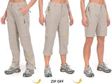 Little Donkey Andy Women's Stretch Convertible Pants, Zip Off Quick Dry Hiking Pants