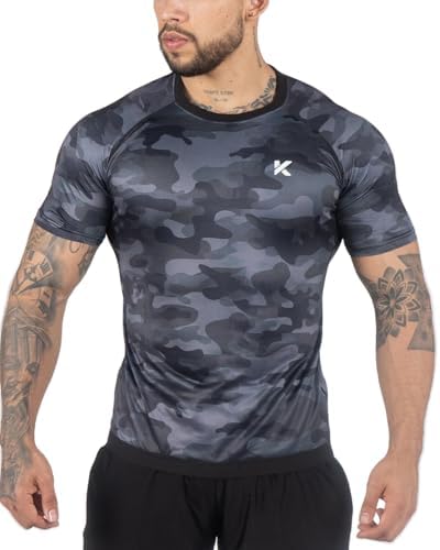 Kewlioo Men's Sauna Suit Shirt - Heat Trapping Sweat Compression Vest, Shapewear Top, Gym Exercise Versatile Shaper Jacket