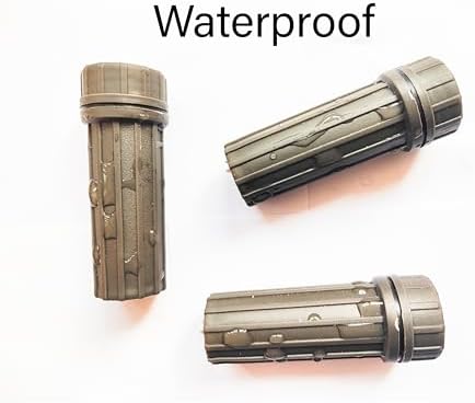 Emergency Fire Starter Windproof Weatherproof Stormproof Matches Waterproof Case Wax Rope for Hiking Camping Bushcraft Hunting Fishing Outdoor Survival Power Outage