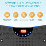 AXV Vibration Plate Exercise Machine Whole Body Workout Portable Mini Vibrate Fitness Platform Lymphatic Drainage Machine for Weight Loss Shaping Toning Wellness Home Gyms Workout (Mini)