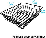 Cooler Basket for YETI Tundra Haul, YETI Roadie 48, and YETI Roadie 60 - Wire Cooler Rack for YETI Wheeled Coolers - Compatible with YETI Accessories