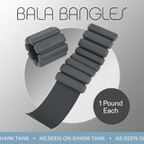 Bala Bangles Wrist & Ankle Weights for Women & Men - Adjustable Silicone Weighted Bracelet Set for Gym, Yoga, Pilates, Cardio & Strength Training - Wearable Arm & Leg Workout Weights