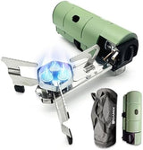 17,700 BTU Foldable Butane Camping Stove – 5,200W Portable Gas Burner with Carrying Bag for Outdoor Cooking, Backpacking & Emergency Use