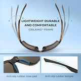 KastKing Osage Polarized Sport Sunglasses for Men and Women, Ideal for Driving Fishing Cycling Running, UV Protection