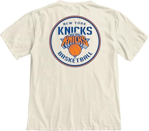 Blue 84 NBA Officially Licensed T-Shirt Ringspun Front/Back Ivory
