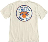 Blue 84 NBA Officially Licensed T-Shirt Ringspun Front/Back Ivory