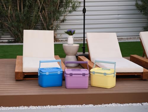 Stanley Adventure Outdoor Cooler 16 qt | Heavy Duty Outdoor Camping Cooler with Easy Carry Top Handle | 36 Hour Cooling Ice Chest for 21 Cans| BPA-Free | Pomelo