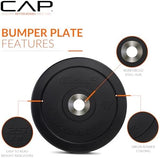 CAP Barbell Rubber Olympic Bumper Plate | Multiple Options/Colors