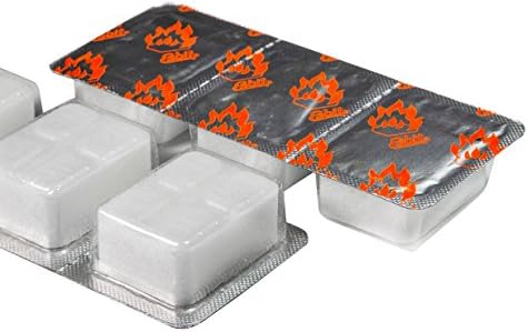 Esbit 1300-Degree Smokeless Solid 14g Fuel Tablets for Backpacking, Camping, and Emergency Prep