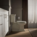 KOHLER K-4774-47 Brevia Elongated Toilet Seatwith Quick-Release Hinges and Quick-Attach Hardware for Easy Clean in Almond
