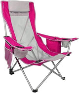 Kijaro Beach Sling Chair with Cooler Pocket - Various Fun Colors & Patterns - Perfect Beach Folding Chair and Camping Chair - Includes a Detachable Pillow