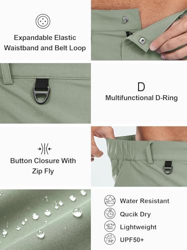 NORTHYARD Men's Casual Cargo Shorts Lightweight 9" Hiking Golf Work Quick Dry Camping Outdoor Travel Fishing with 7 Pockets