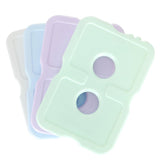 Healthy Packers Ice Packs for Lunch Boxes & Coolers – Pastel Slim Long-Lasting Reusable Gel Freezer Packs | Thin Ice Pack for Lunch Box | BPA-Free, Leak-Proof (4 Pack)