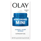 Olay Regenerist Hyaluronic + Peptide 24 Gel Face Moisturizer, Fragrance-Free, Trial Size, .5 oz