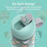 Bentgo Kids Water Bottle - Leak-Proof, Durable Tritan, BPA-Free 15 oz. Cup for Kids/Toddlers Ages 3+, Safe Sip Spout, Carrying Handle, & Dishwasher Safe for School, Sports, Daycare & Camp (Puppy Love)