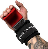 Gymreapers Weight Lifting Hooks (Pair), Heavy Duty Power Wrist Straps Hand Grip Support For Deadlifts, Pull Ups, Shrugs - Gym Gloves For Men and Women