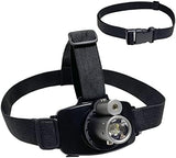 Rechargeable LED Laser Headlamp with an Adjustable Waist Belt, for Sensorimotor Control Testing and Physical Therapy