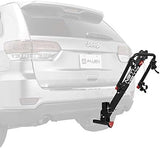 Allen Sports Deluxe Locking Quick Release 2-Bike Carrier for 2 Inch & 1 4 in. Hitch, Model 522QR , Black