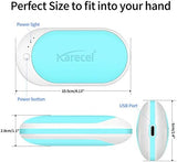 Karecel Hand Warmer Rechargeable, 5200mAh Electric Hand Warmer & Power Bank, Double-Sided Heating, USB Quick Charge, Portable Pocket Heater Handwarmer for Women Mens Gifts, Camping, Winter Sports