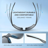 KastKing Osage Polarized Sport Sunglasses for Men and Women, Ideal for Driving Fishing Cycling Running, UV Protection