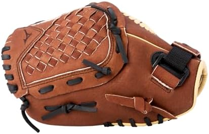 Mizuno Prospect PowerClose Youth Baseball Glove Series I V-Flex Notch I Parashock Palm Pad I ButterSoft Palm Liner