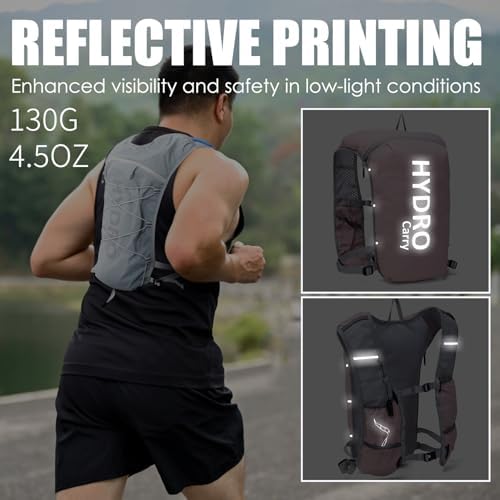 Lightweight Running Vest for Women and Men Hydration Backpack Pack with 1.5L Water Bladder Bag for Hiking Trail Running Gear Cycling Marathon
