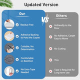 Non Slip Stair Treads for Wooden Steps,15 Pack 8" X 30" Stairs Carpet Treads Indoor with Reusable Peel and Stick Adhesive for Kids Elders and Pets