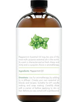 Handcraft Blends Peppermint Essential Oil in Glass Bottle - Huge 16 Fl Oz - 100% Pure and Natural - Premium Grade Essential Oil for Diffuser and Aromatherapy, and DIY Soap Making