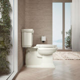 KOHLER 4636-RL-47 Cachet ReadyLatch Elongated Toilet Seat, Quiet-Close Lid, Contoured Seat, Grip-Tight Bumpers and Installation Hardware, Almond