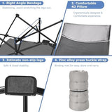 Suteck Camping Cot, 32In XXL Folding Camping Cot Heavy Duty Sleeping Bed for Adults 1200D Double Layer Oxford Cots for Camping W/Pilllow Mattress Carry Bag for Home Office Nap Beach Travel, 500LBS