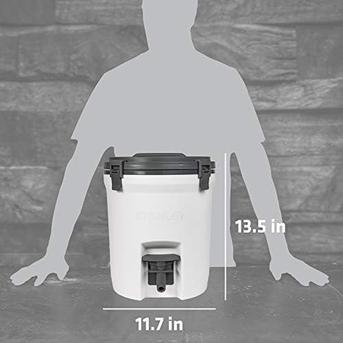 STANLEY Adventure 2 Gallon Fast Flow Water Jug, Ice Water Dispenser, Insulated Beverage Cooler with Easy Pour Spigot and Latched Foam Lid
