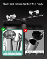 Fapully Commercial Pull Down Kitchen Sink Faucet with Sprayer Brushed Nickel