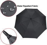 G4Free 47/54/62/68 Inch Automatic Open Golf Umbrella Oversize Extra Large Double Canopy Vented Windproof Waterproof Stick Umbrellas