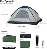 Tents for Camping 2/4/6 Person Camping Dome Tent, Easy to Set Up, Lightweight Camping Tent, Portable Camping Tent for Outdoor and Backpacking Sundome Tent