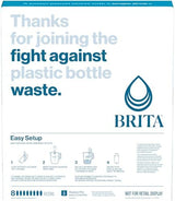 Brita Standard Water Filter for Pitchers and Dispensers, BPA-Free, Reduces Copper, Cadmium and Mercury Impurities, Lasts Two Months or 40 Gallons, Includes 2 Filters