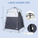 Instant Pop-up Camping Shower Tent Privacy Shelter with 1 Room/2 Rooms, Portable Outdoor Shower, Changing Room, Sun Shelter for Camping, Beach Hiking, and Fishing