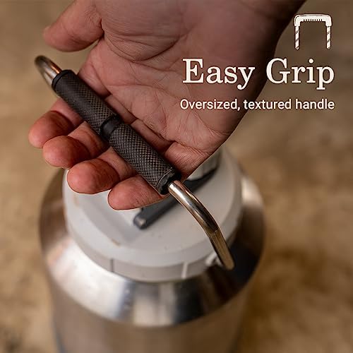 Coleman Pro Heavy-Duty Insulated Gallon Water Jug Leakproof Portable Jug for Rugged Outdoor Use & Jobsites Durable Steel with Anchor Point for Ultimate Portability