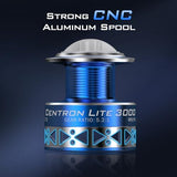 KastKing Centron & Centron Lite Spinning Reels, Freshwater and Saltwater Spinning Fishing Reel, Up to 17.5Lbs Max Drag, 5.2:1 Gear Ratio, Ultra Smooth Powerful, CNC Aluminum Spool, 9+1 BB Light Weight