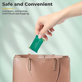 40 PCS Disposable Towel Compressed Towel Tablets, Disposable Face Compressed Towel, Compressed Hand Wipe Portable Washcloth, Portable Compressed Coin Tissue for Travel Home and Outdoor Hiking