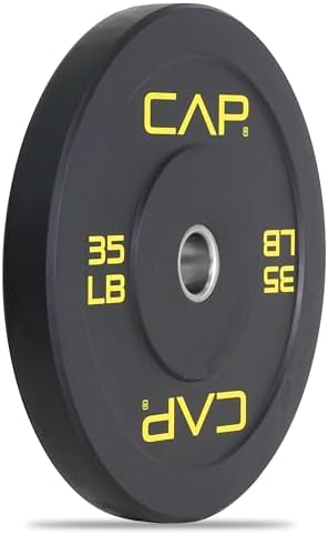 CAP Barbell Rubber Olympic Bumper Plate | Multiple Options/Colors