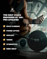 Friction Labs Quick Grip Secret Stuff Liquid Chalk for Athletes - Made in USA - Skin Friendly - Rock Climbing, Weightlifting, Gym, Tennis - Trusted by 100+ Pro Athletes - Best Workout Chalk - 75mL