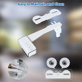 Hibbent Bidet Attachment for Toilet, Non-Electric Dual Nozzle for Frontal & Rear Wash, Adjustable Water Pressure Control, Fresh Water Bidet Toilet Seat, Self Cleaning Water Sprayer, Matte Black