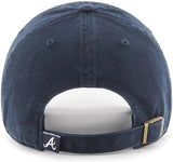 47 Brand MLB Team Color Home Primary Logo Clean Up Adjustable Baseball Cap Hat, Adult One Size Fits All