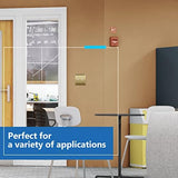 LIDER Toggle Light Switch Metal Wall Plate, Stainless Steel Switch Cover, Corrosion Resistant, Mid-Size 2-Gang 4.88" x 4.92", 201 Stainless Steel, LMWP-12M-BB, Brushed Brass