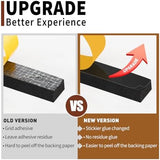 Yotache High Density Adhesive Foam Seal Tape 2 Rolls 2" W X 1/4" T, (New Adhesive Craft) Weather Strip Insulation for RV, Air Conditioning Window, Garage Door, Total 13 Ft Length