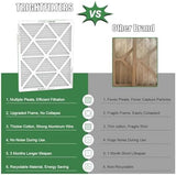 20x25x1 Air Filter 4 Pack, MERV 8 Pleated Dust Defense Air Filters Replacement Air Conditioner HVAC AC Furnace Filter, Durable and Lightweight