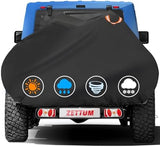 Bike Cover for Transport 1 Bike - Outdoor Bike Covers for 1 Bikes on Rear Bike Rack Transport Heavy Duty & Waterproof, 600D Bicycle Rack Covers for Single Bike on Car Hitch Travel Storage