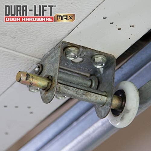 DURA-LIFT Ultra-Life MAX 2" Sealed 6200ZZ Bearing Nylon Garage Door Roller, 4" Stem, Pack of 10