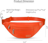 MAXTOP Large Crossbody Fanny Pack with 4-Zipper Pockets,Gifts for Enjoy Sports Festival Workout Traveling Running Casual Hands-Free Wallets Waist Pack Phone Bag Carrying All Phones