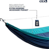 ENO Microtune Structural Ridgeline - Camping Hammock Travel Essentials - Hammock Cord for Preset Lay - Compatible with 1 to 2 Person Portable Hammocks - Sapphire/Grey